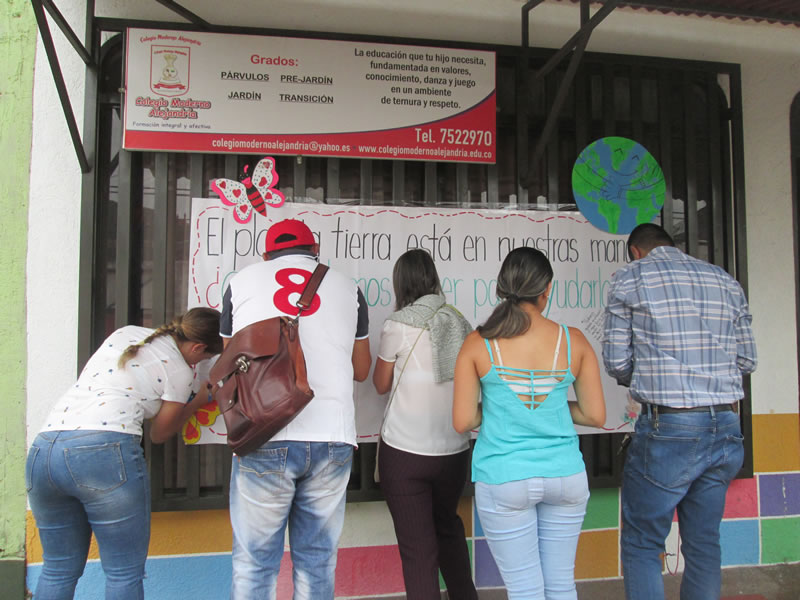 Participación de padres. Día de la tierra