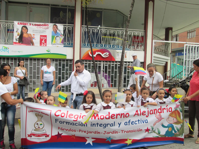 Calle de honor día del nuevo comienzo